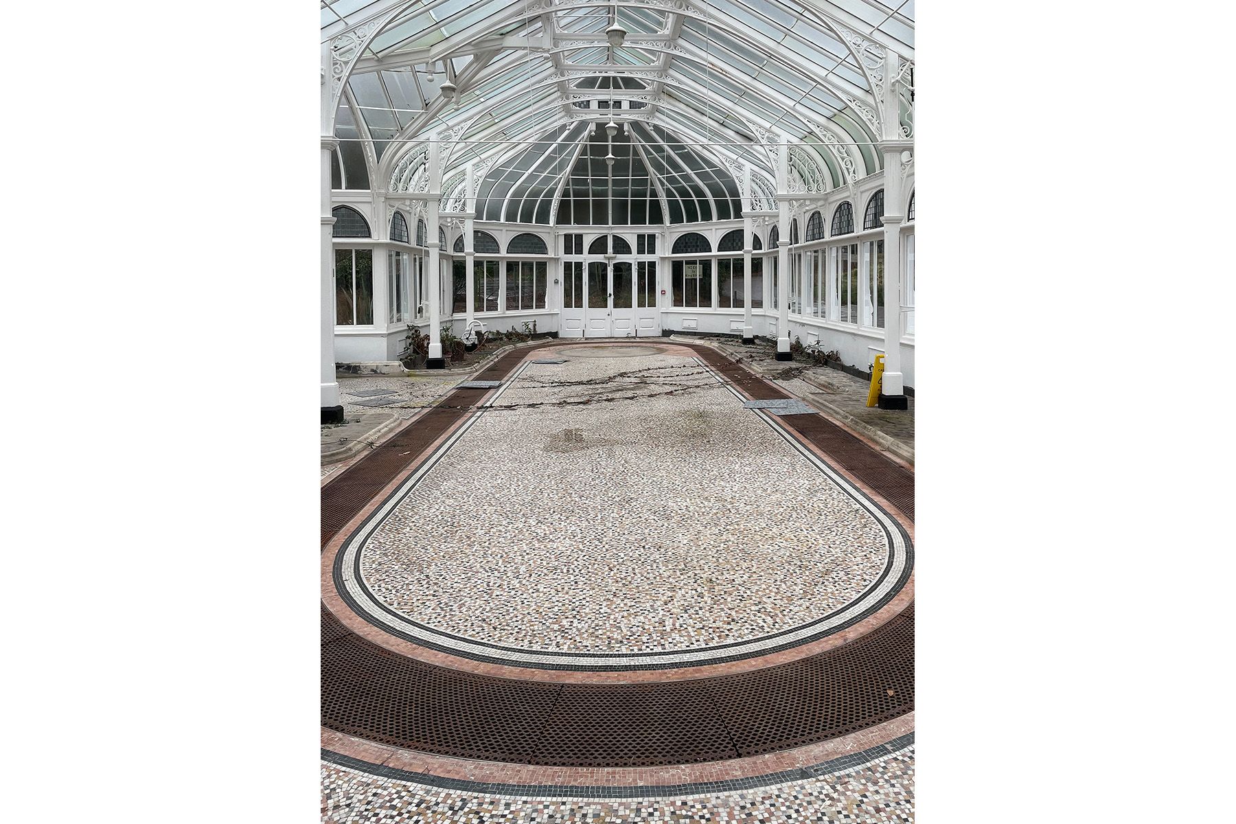 The Grade II* listed conservatory at Carrow House